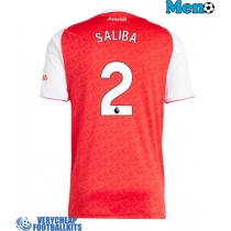 Arsenal William Saliba #2 Replica Home Shirt 2025-26 Short Sleeve